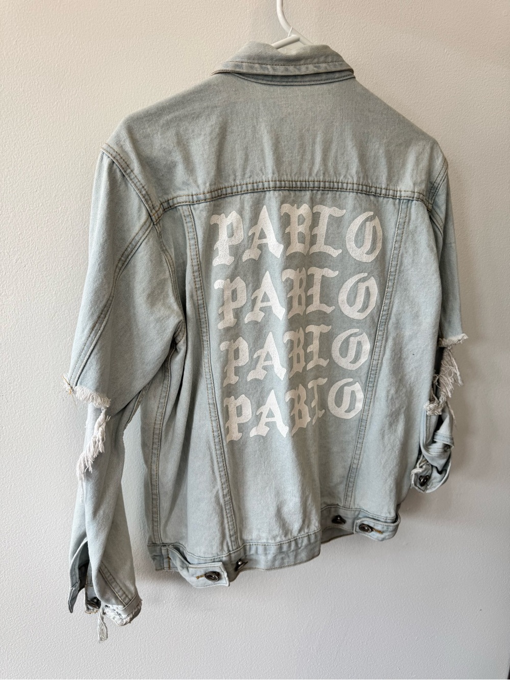 Pablo Distressed Denim Jacket - Picture 2 of 2
